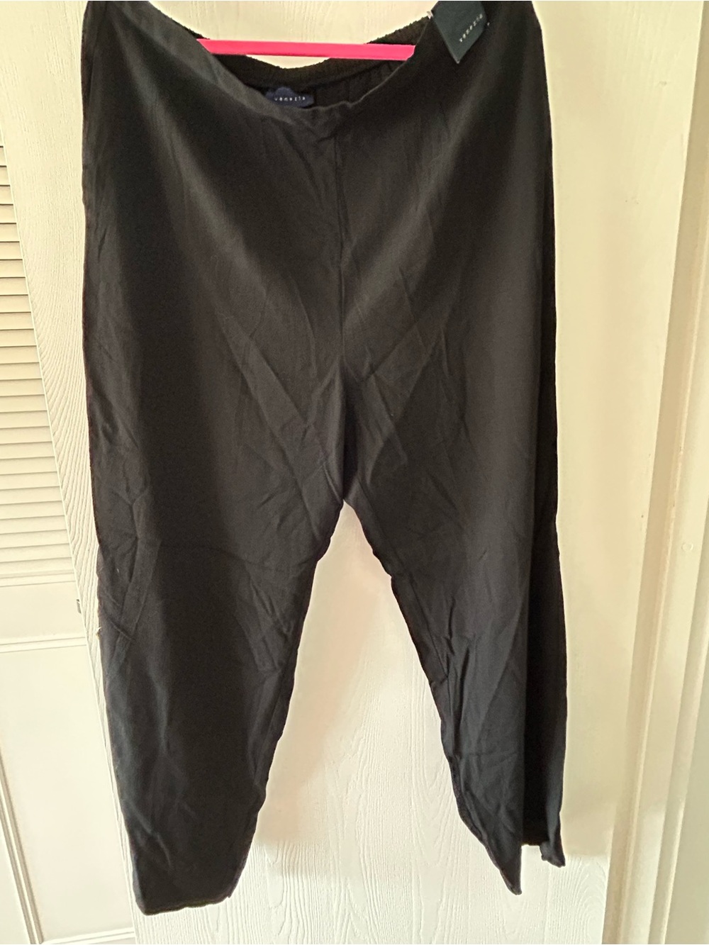 Venezia Black Straight-Leg Ponte Pants